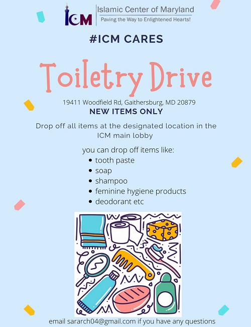 ICM Social Service Toiletry Drive